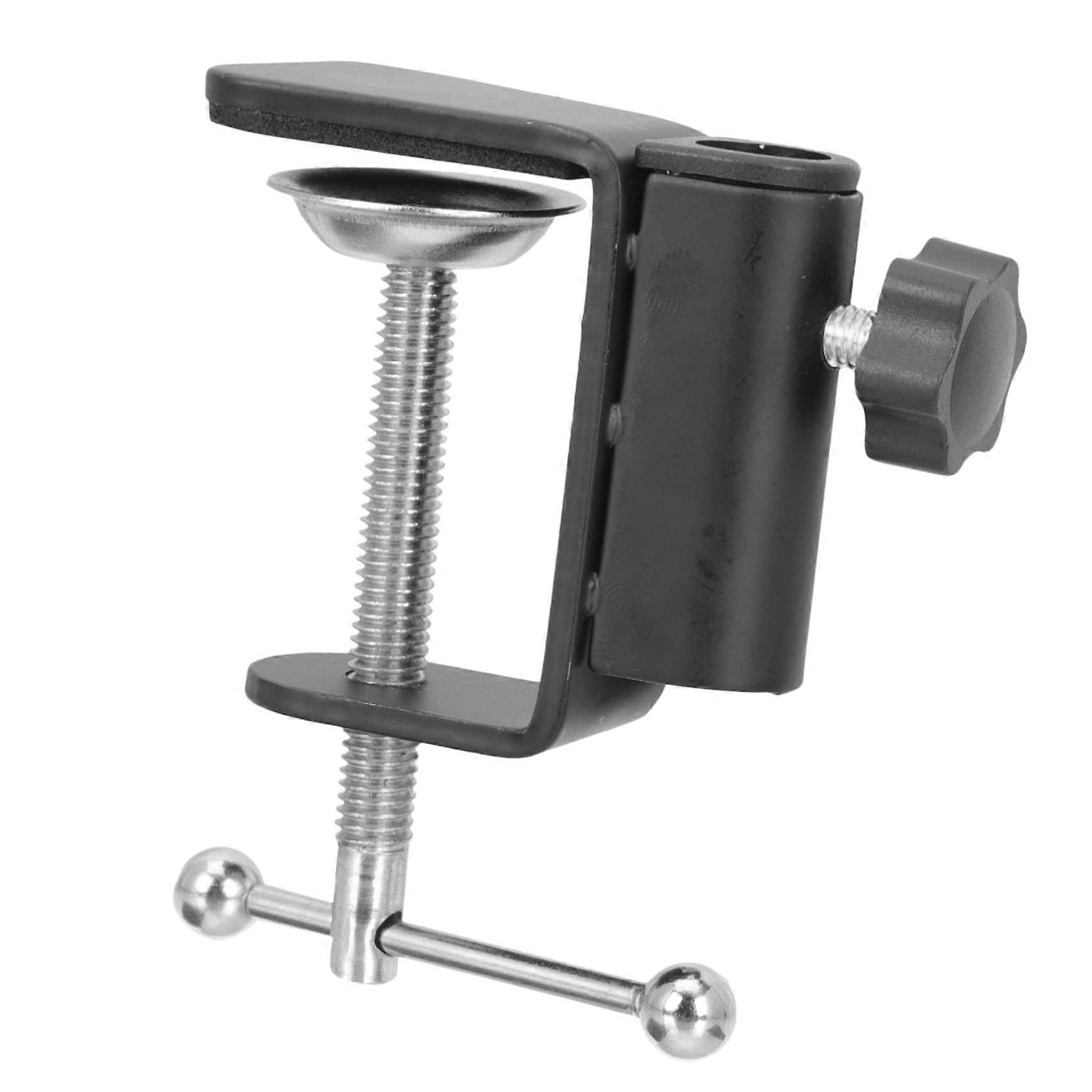 Alloy Microphone Stand Holder Clamp Tabletop Mount for Secure Microphone Support Desk Clamp for Desks and Workstations