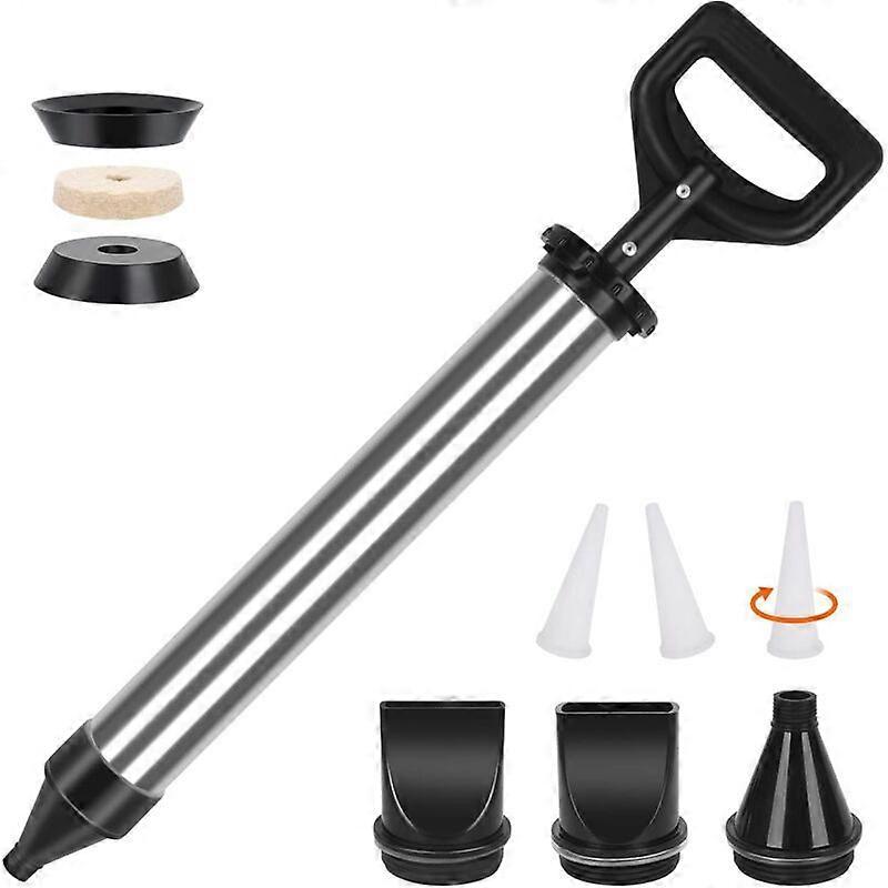 هاون الجص بندقية - الفولاذ المقاوم للصدأ مضخة هاون، هاون حقنة - يدوي، مع 4 فوهات