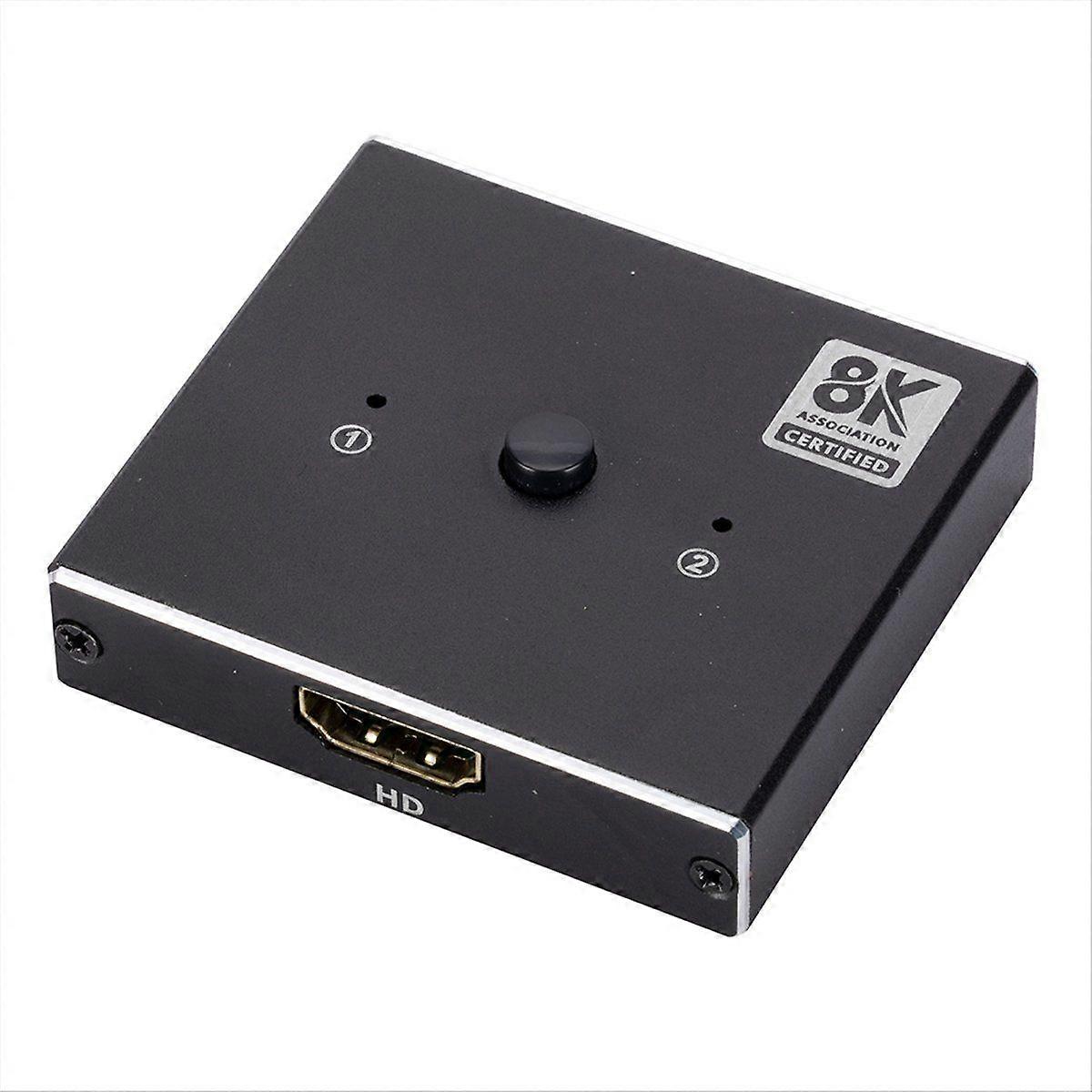 8K 60Hz -Compatible Switcher Splitter Bi-Direction 1x2/2x1 -Compatible Hub Switcher Adapter Switche