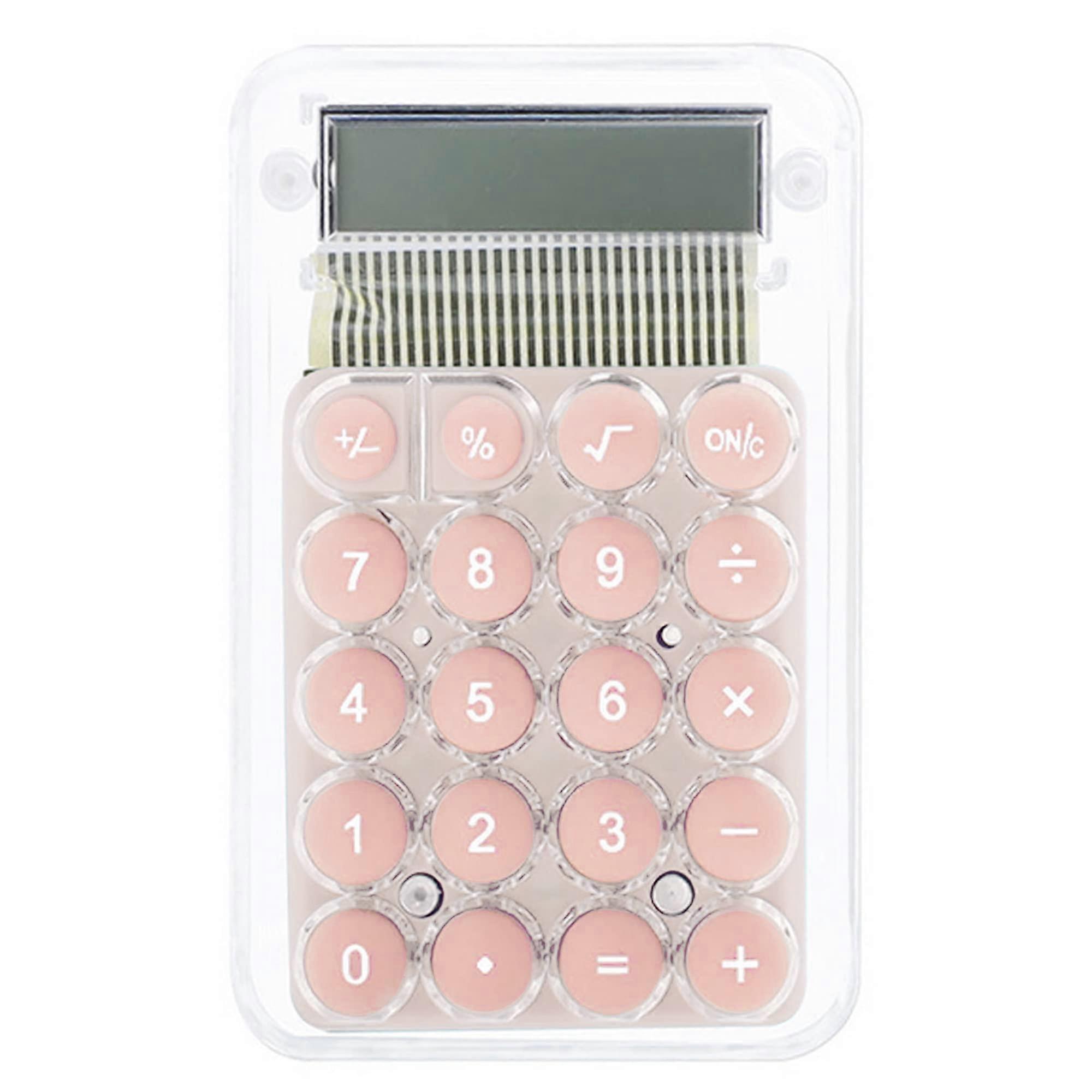 Mini Calculator with Clear 8Digit Display, Large Candy Buttons, Compact Pocket Size for Students