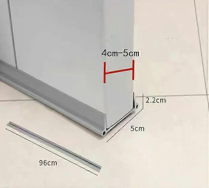 Butoir de porte Flexible en PVC, bande d'��tanch��it�� pour bas de porte, bande m��t��o plus ��paisse, bloqueur d'espace Anti-froid, bande m��t��o d