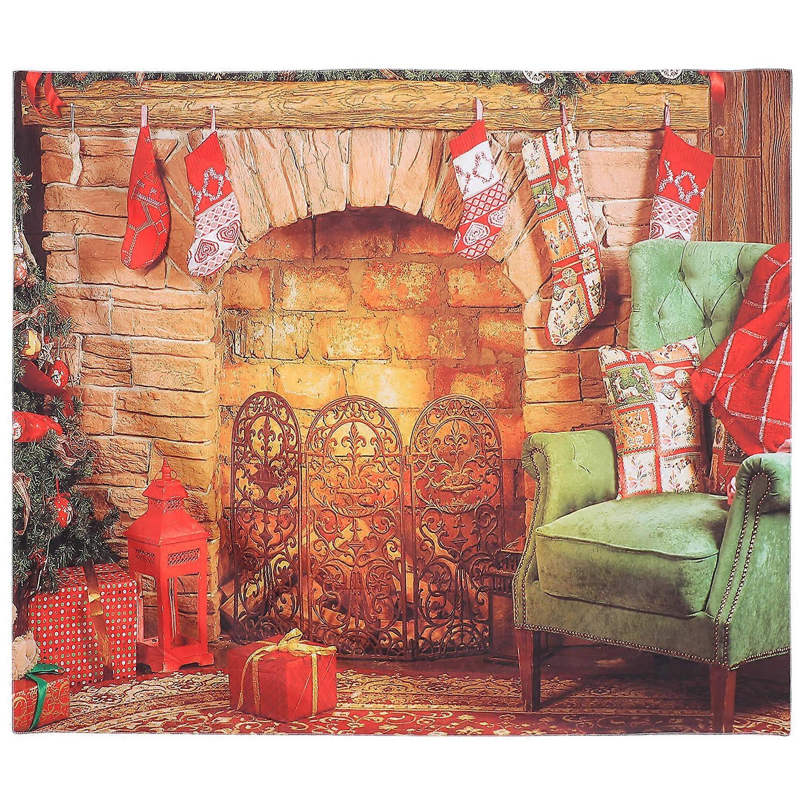 Decorative Backdrop Photography Background for Christmas 7Pcs Kit