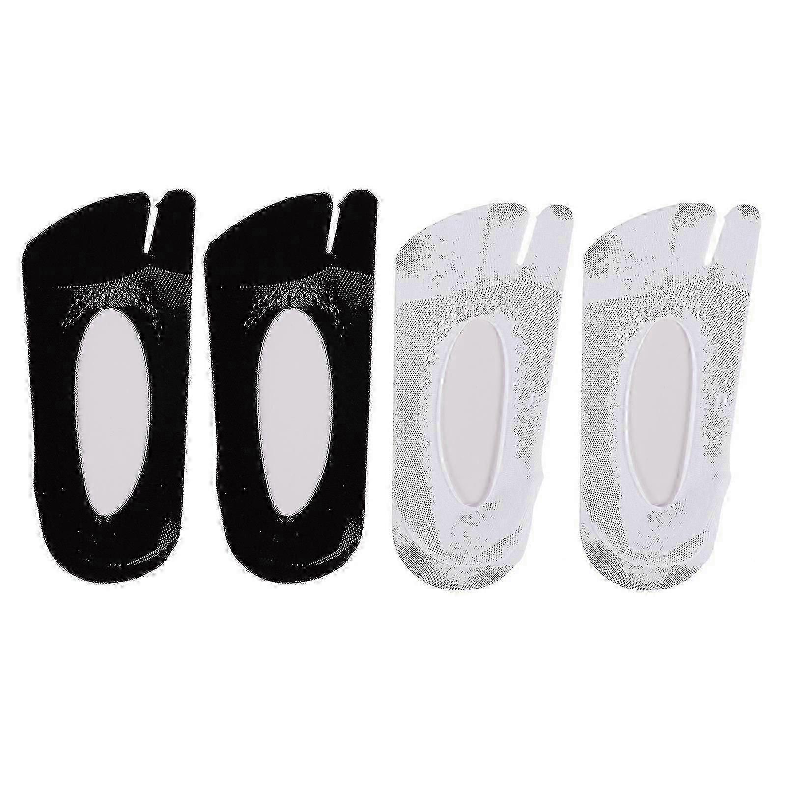 2 Pairs Short Toe Split Sock Practical Split Toe Sock Stylish Split Toe Sock