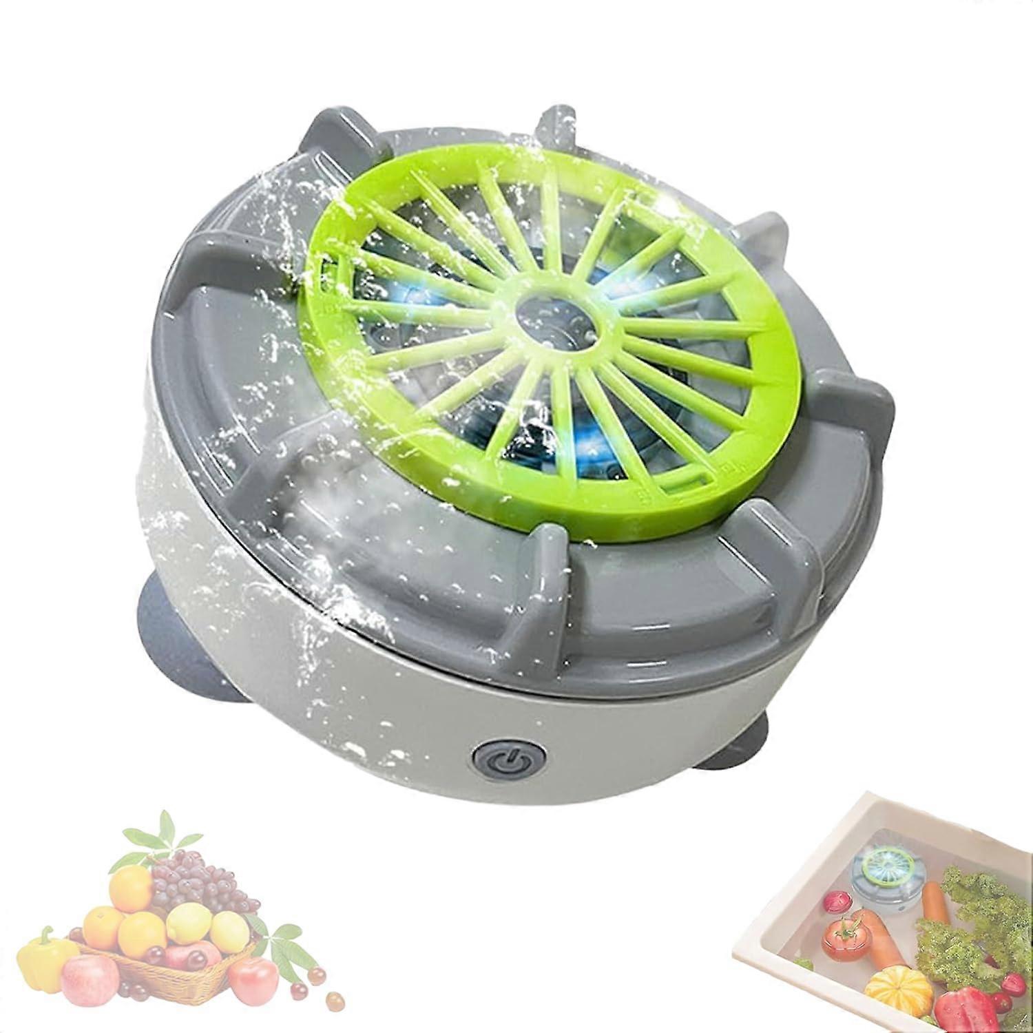 Fruit and Vegetable Washer with Vortex Deep Cleaning, Waterproof Food Purifier for Kitchen Use