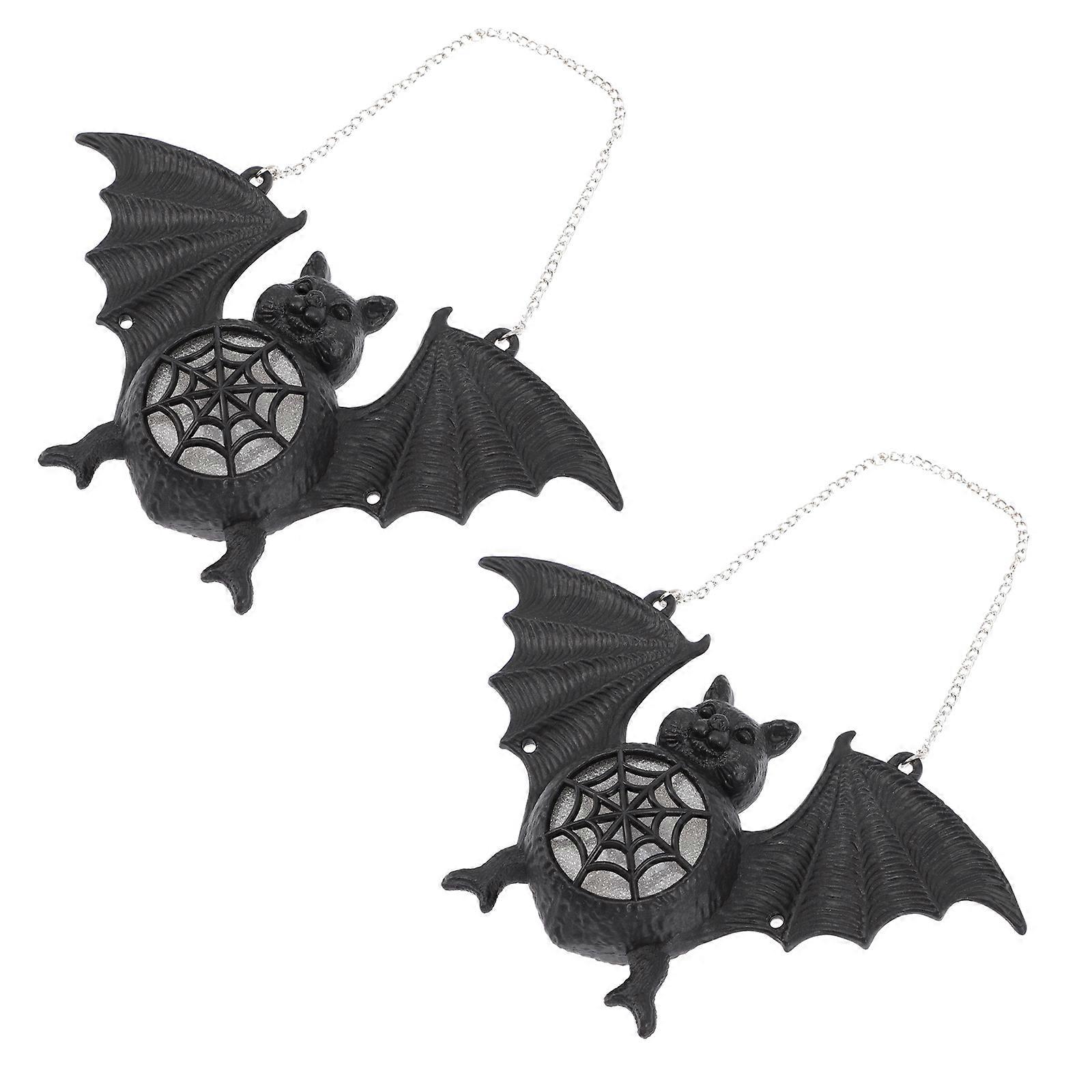 Outdoor Decoration Bat Light Hanging Glow 2Pcs Pack