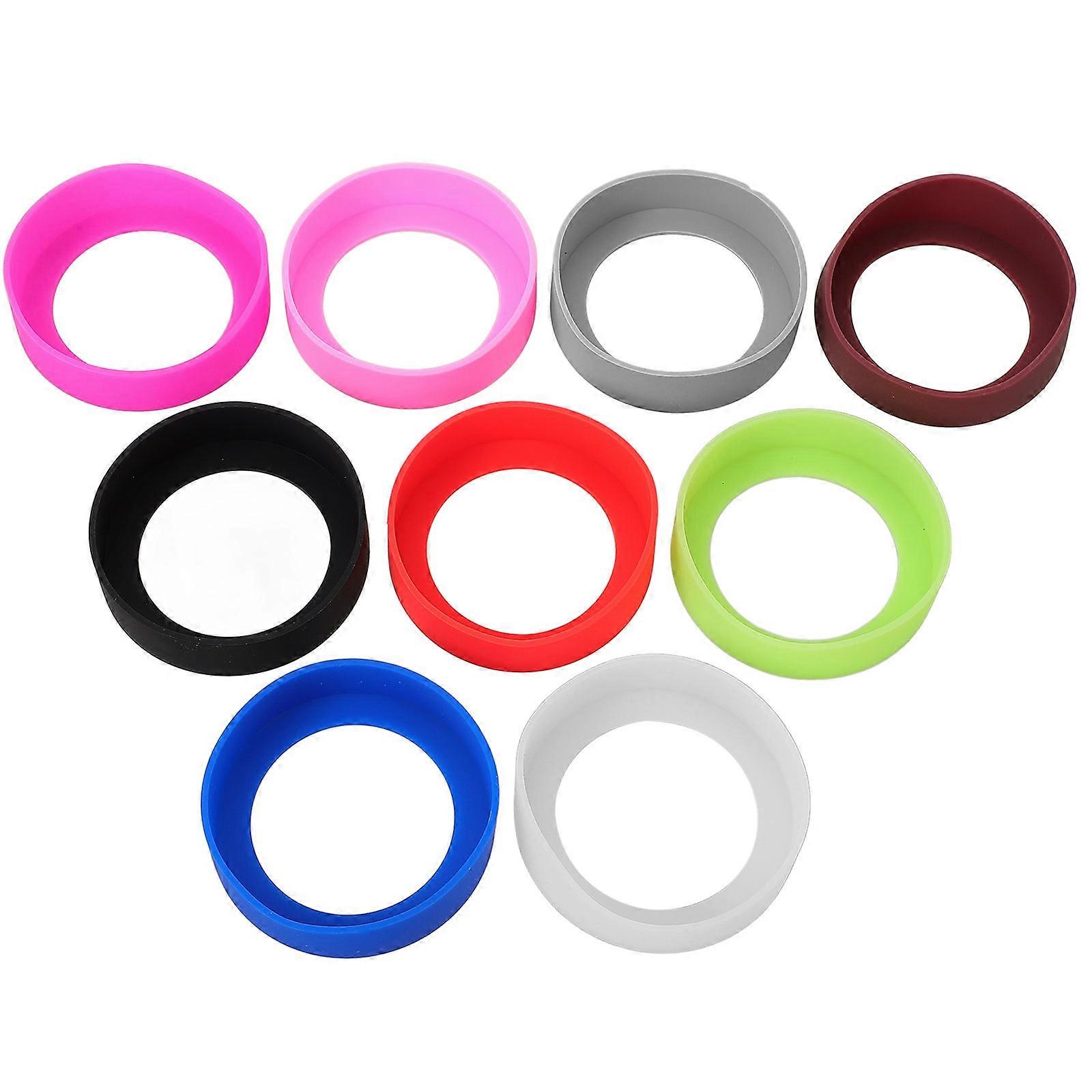 Cup Covers Silicone Bottle Protector Flexible Gripping Surface Dark Blue