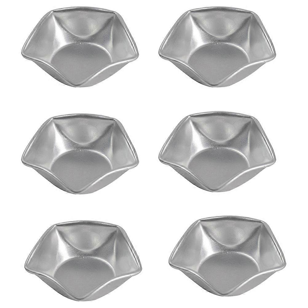 Creative Baking Cup Star Shape Cake Mold for Pudding Baking 6Pcs