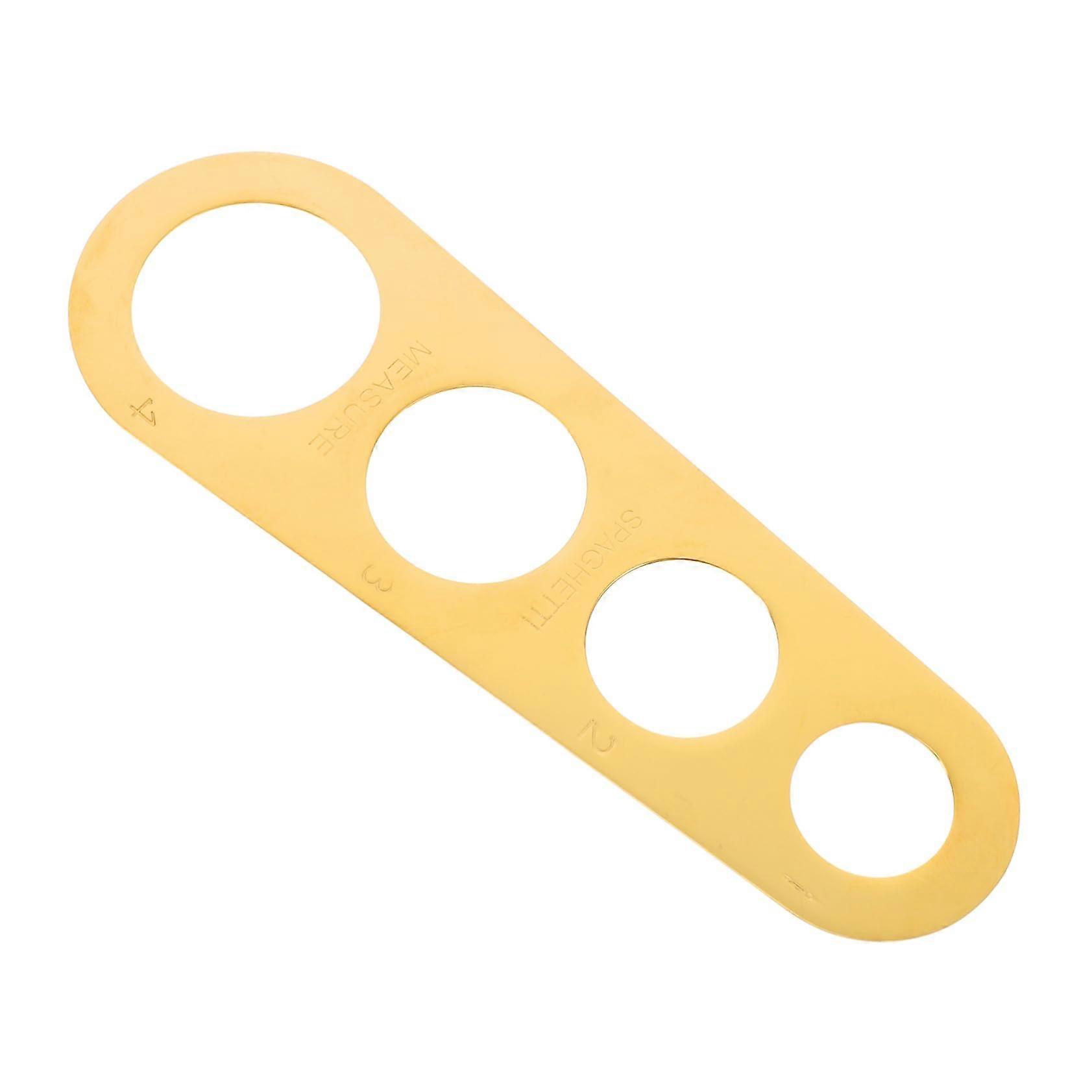 Stainless Steel Spaghetti Measuring Tool with MultiSize Holes for Accurate Pasta Portion Control