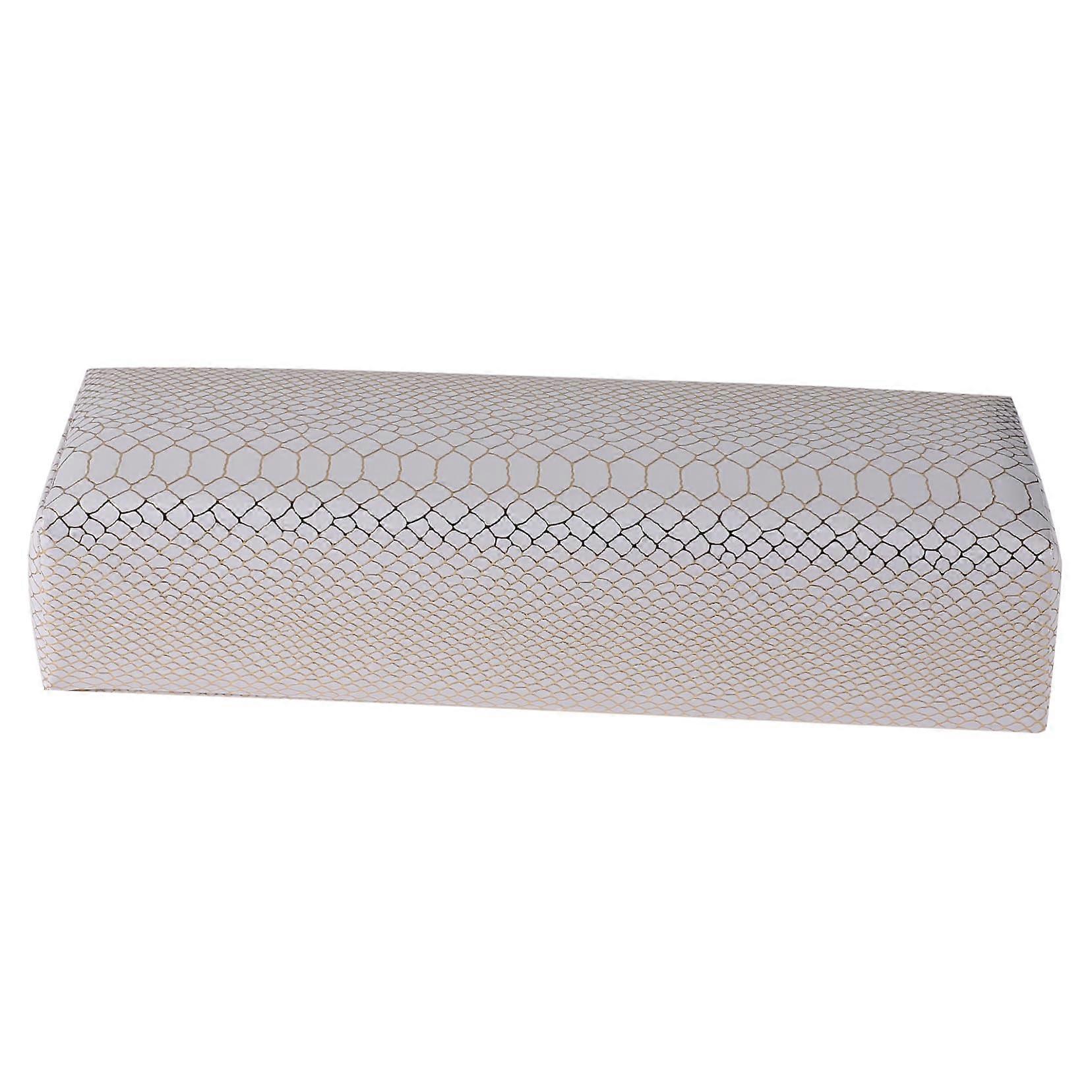 PU Leather Nail Hand Rest Cushion Waterproof Stable Support for Salon Manicure Technicians