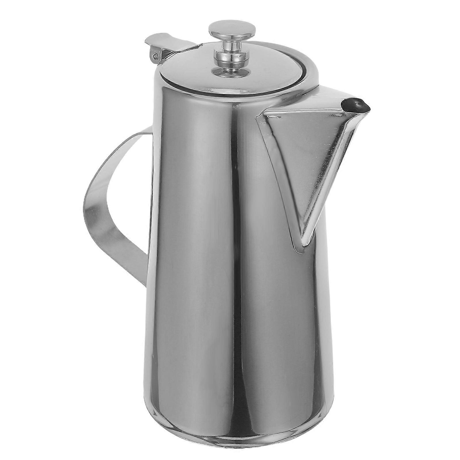 Stainless Steel Tea Pot Cold Drink Jug for Kitchen Use 2Pcs