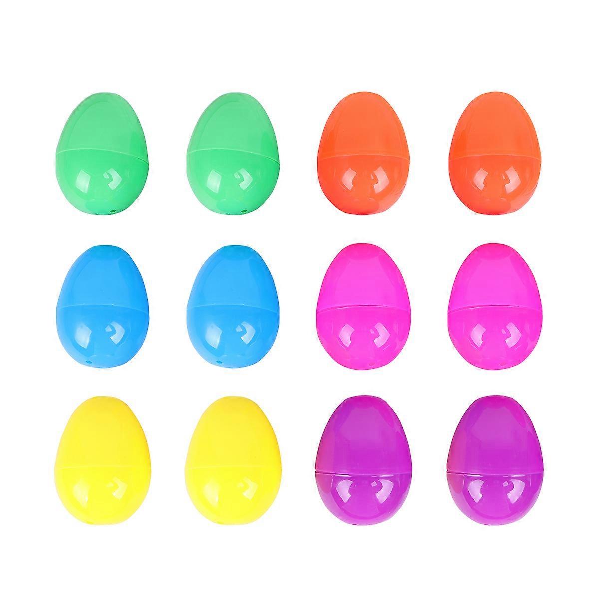 Painted Eggshell Easter Egg for Kids Playing 36Pcs Colorful Creative Eggs