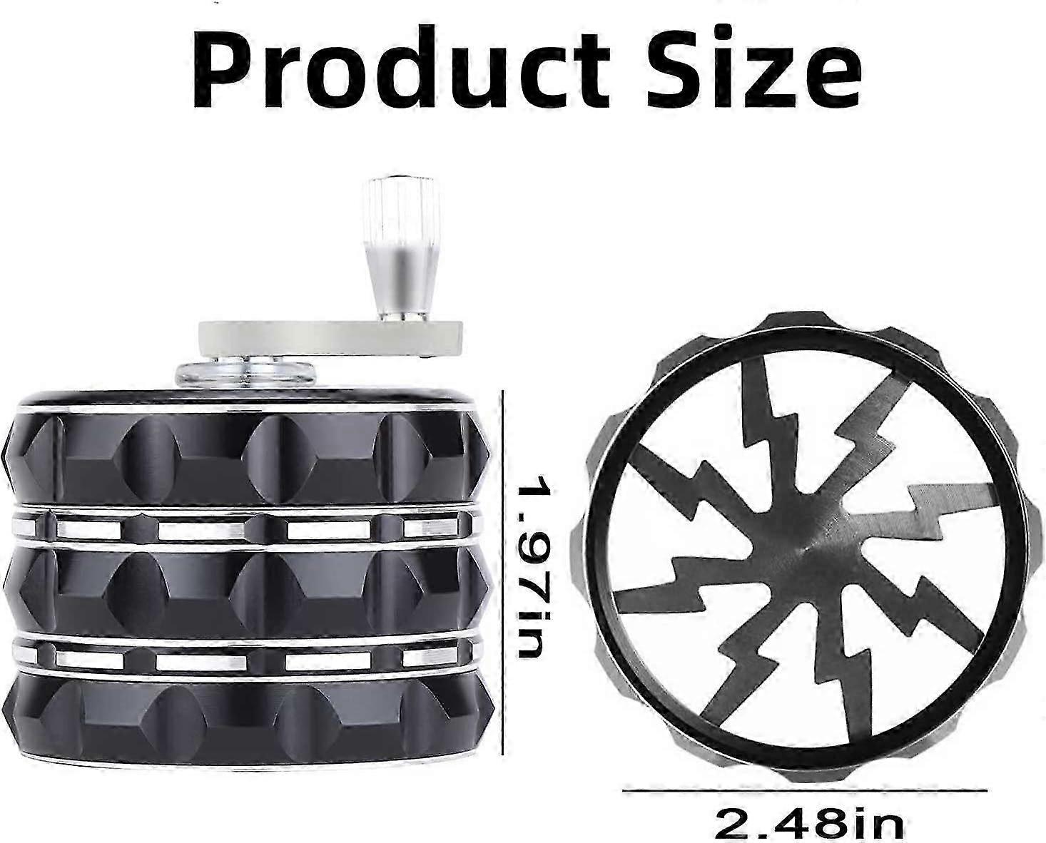 2026 Hand Crank Grinder Large Size 2.5 Inch for Efficient Grinding