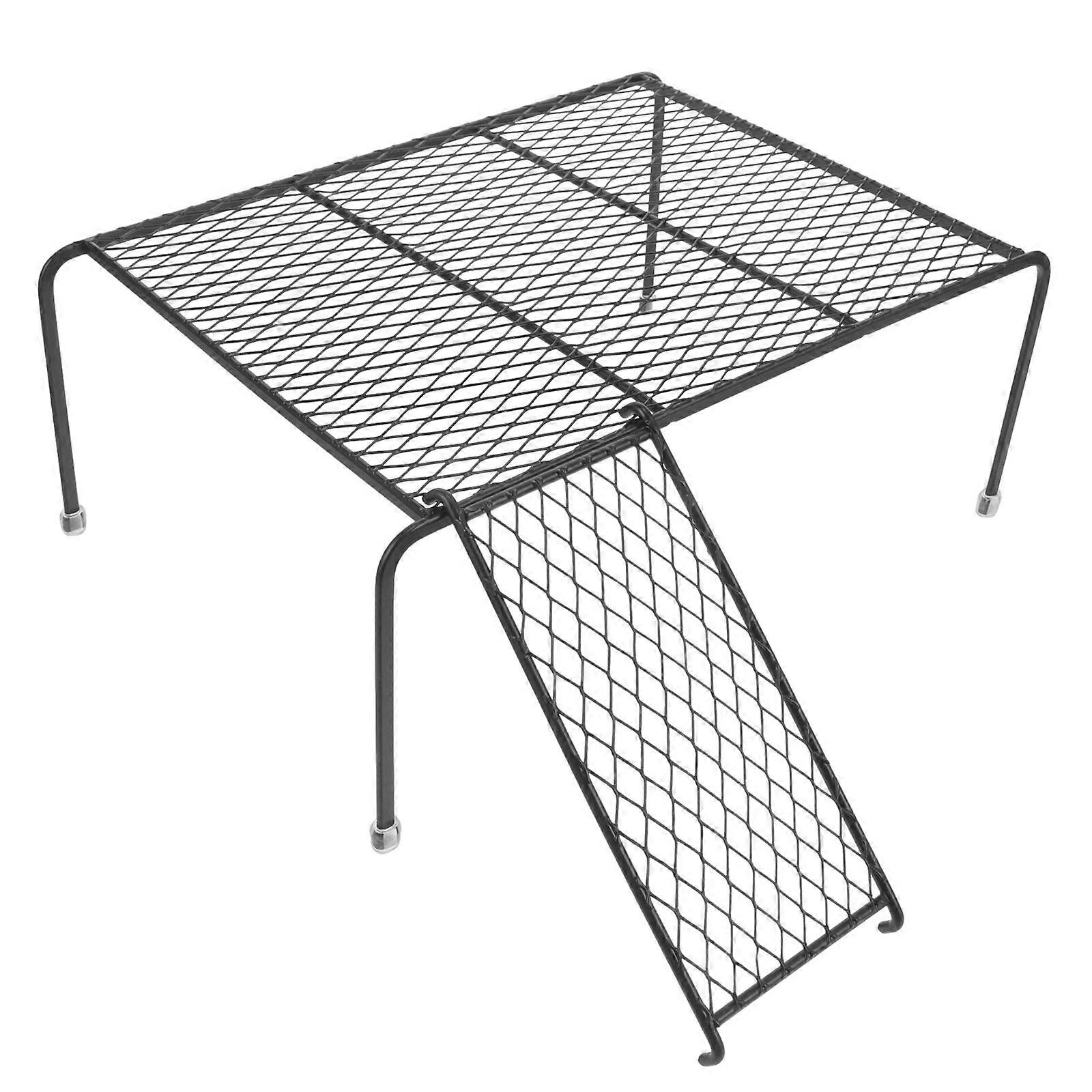 Pet Chicken Coop Platform Iron Chicken Stand Rack Provides Exercise