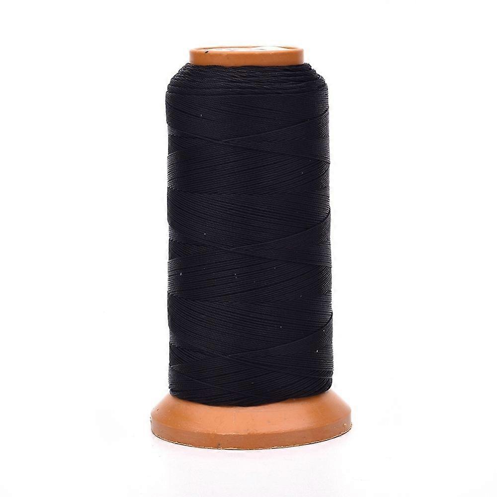 Polyester Threads for Jewelry Making Black 0.5mm about 601.48 yards(550m)/roll
