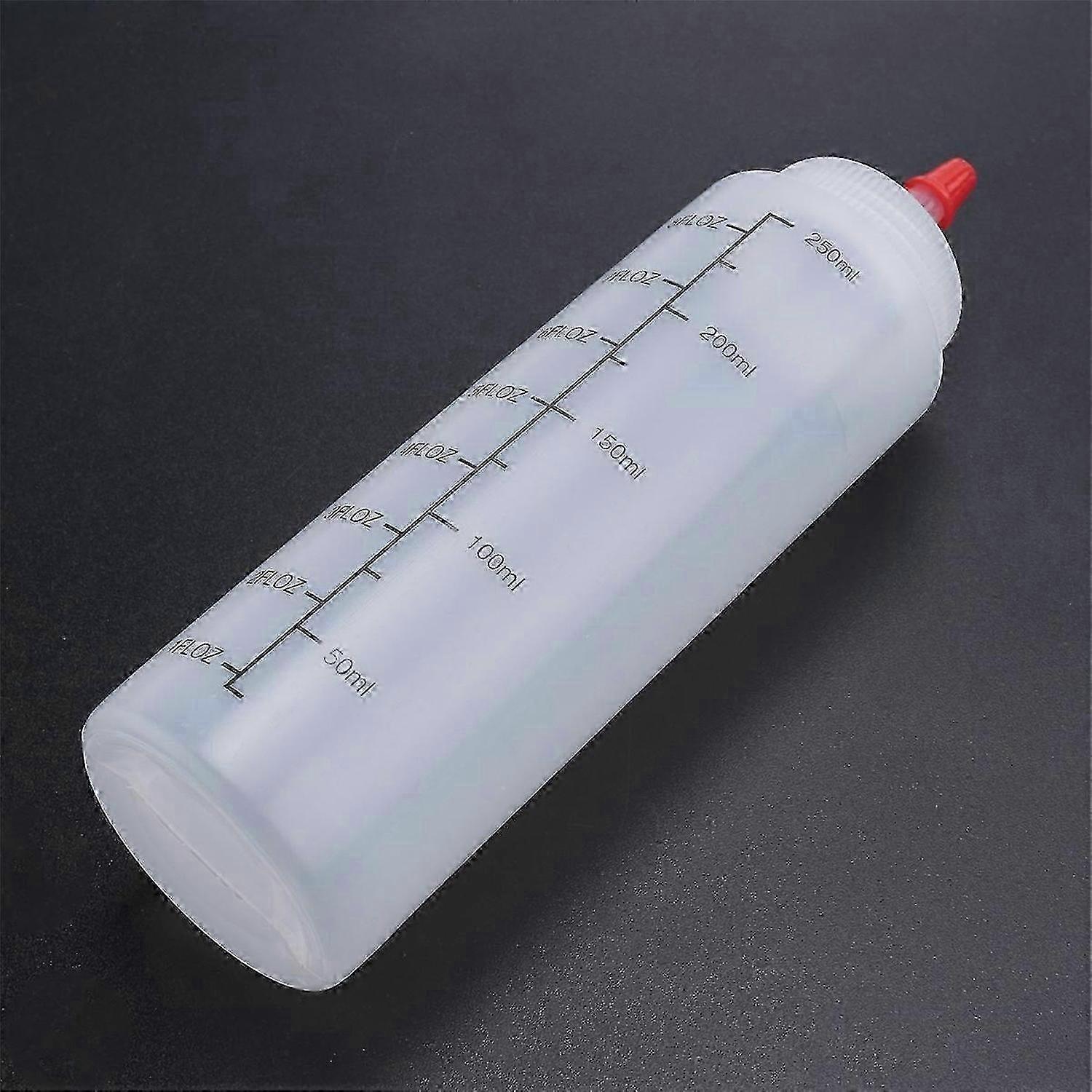 12-pack 8oz squeeze bottles with red caps - plastic spray bottles