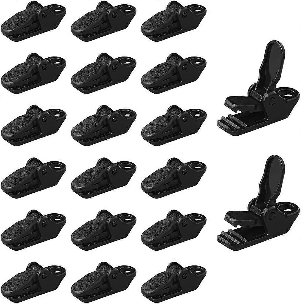 20 Awning Clips, Awning Snap Clips, Plastic Tent Clips