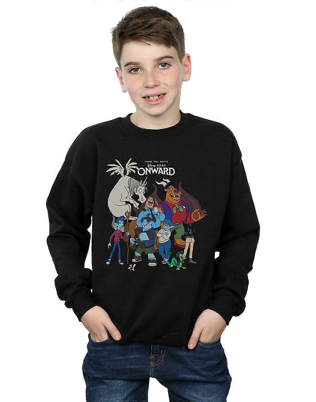 Disney Boys Onward Character Collage Sweatshirt