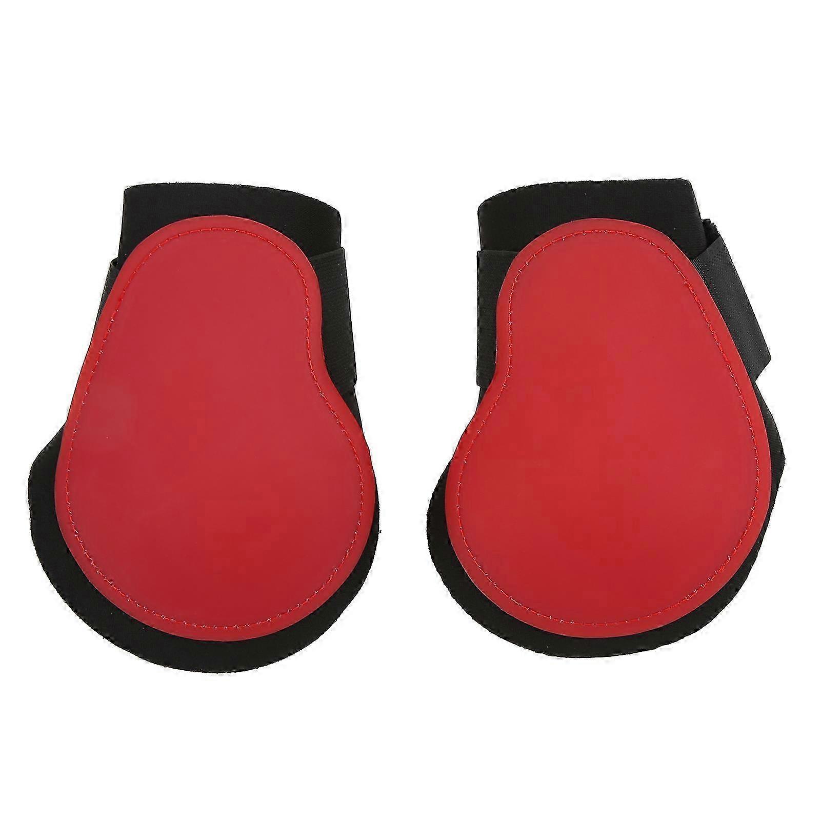 2pcs Horse Tendon Boots PU Shell Horse Support Boots for Equestrian Performance Competition Training