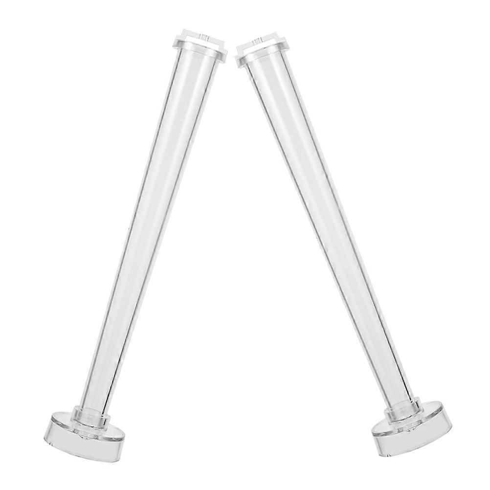Plastic Candle Mold Taper Mold for Candle Making 2Pcs Transparent Set