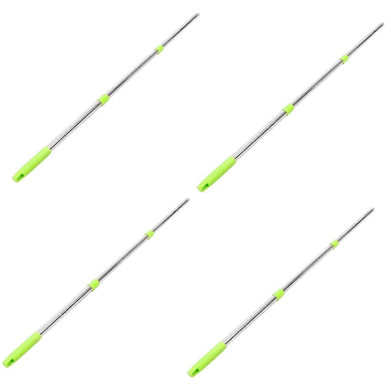 Mop Handle Replacement with Adjustable Telescopic Broom Stick, Durable Threaded Rod for Home and Commercial Cleaning