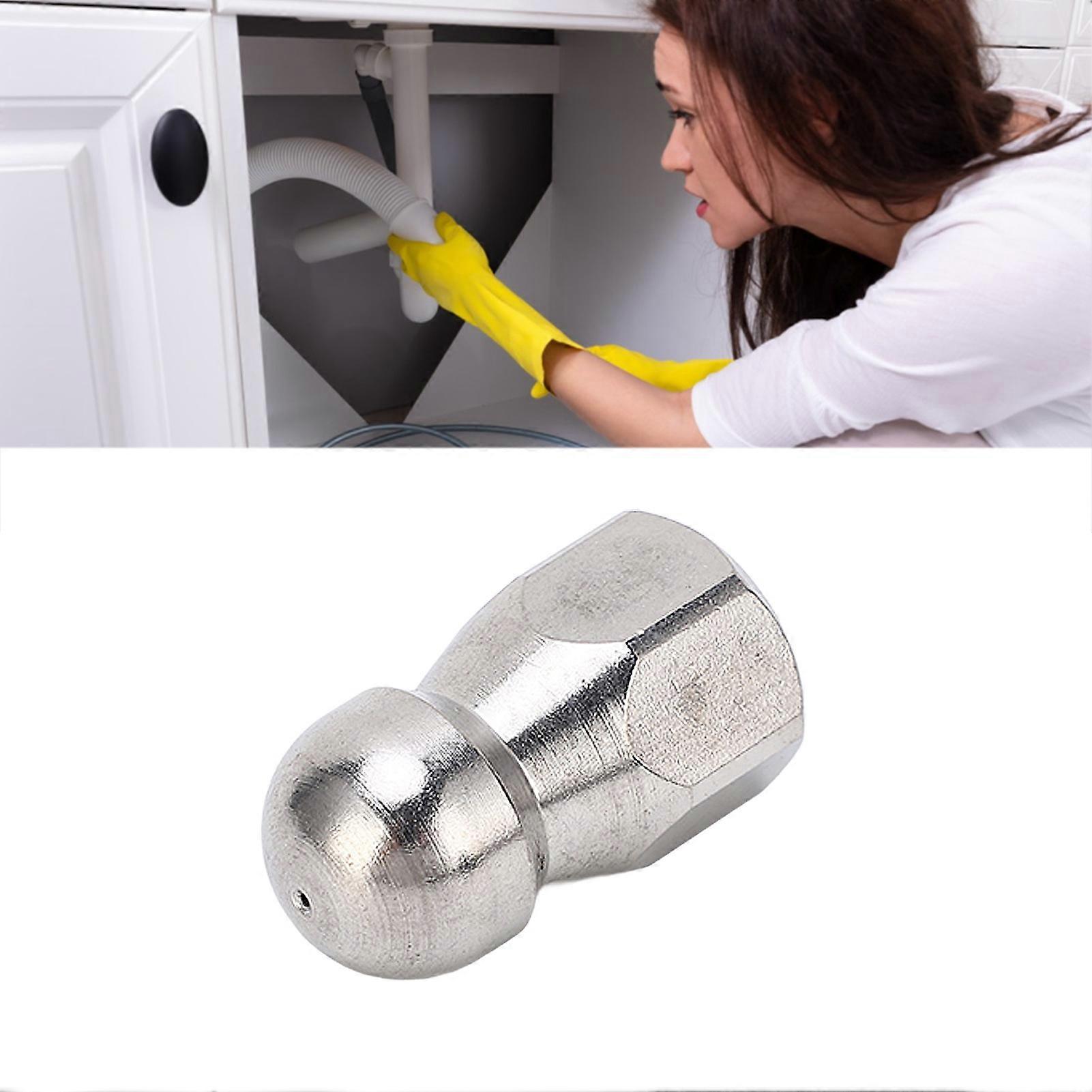 Nozzle Dredging Pressure Stainless Washer Nozzle High 5000PSI Pipe Cleaning