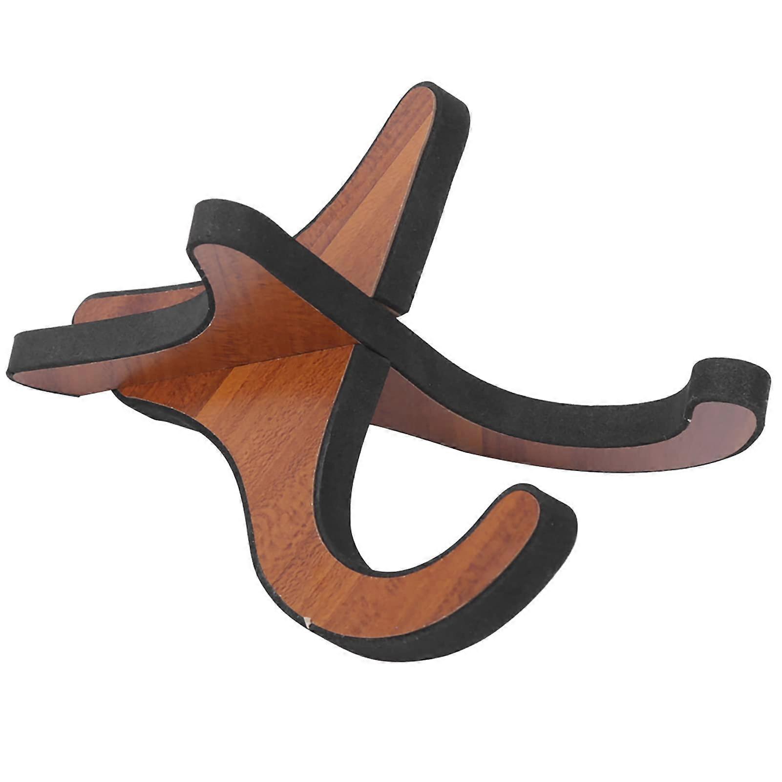 Kalimba Stand with ScratchResistant EVA Padding, Durable Wooden Display Holder, Compact Detachable Design