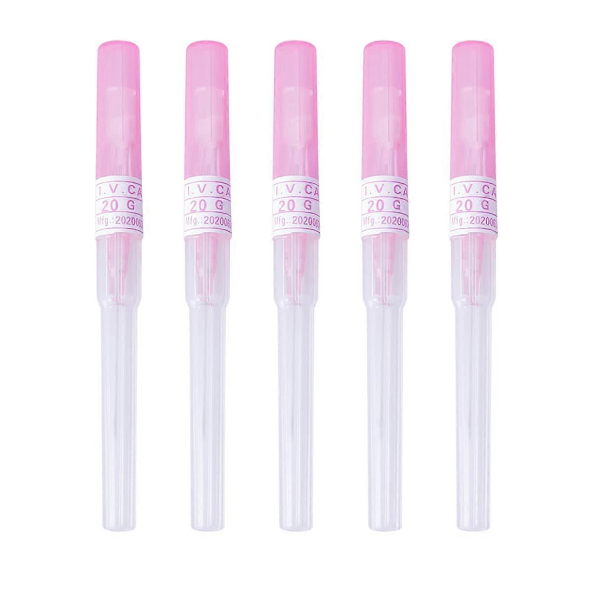 30Pcs 20G Stainless Steel Piercing Needles Catheter Kit with Super Sharp Precision Tip