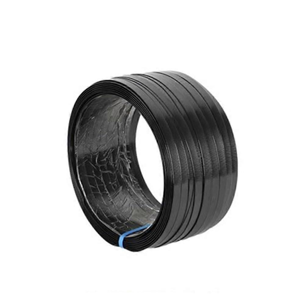 0.8mm Black Polypropylene Strapping Roll Heavy Duty PET Band for Pallet Packaging Rust Use