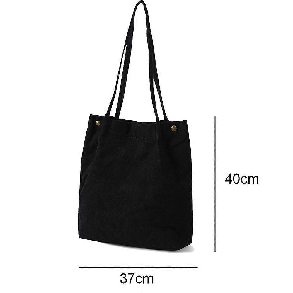 Velvet duffel bag, versatile shoulder bag, black