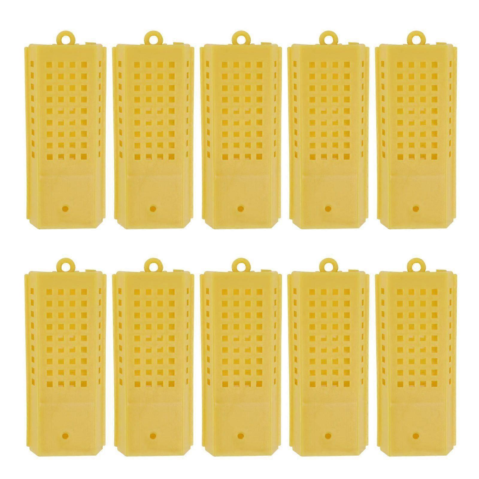 10pcs Practical Bee Tool Creative Queen Bee Box Queen Bee Catch Cage Beekeeping Tool