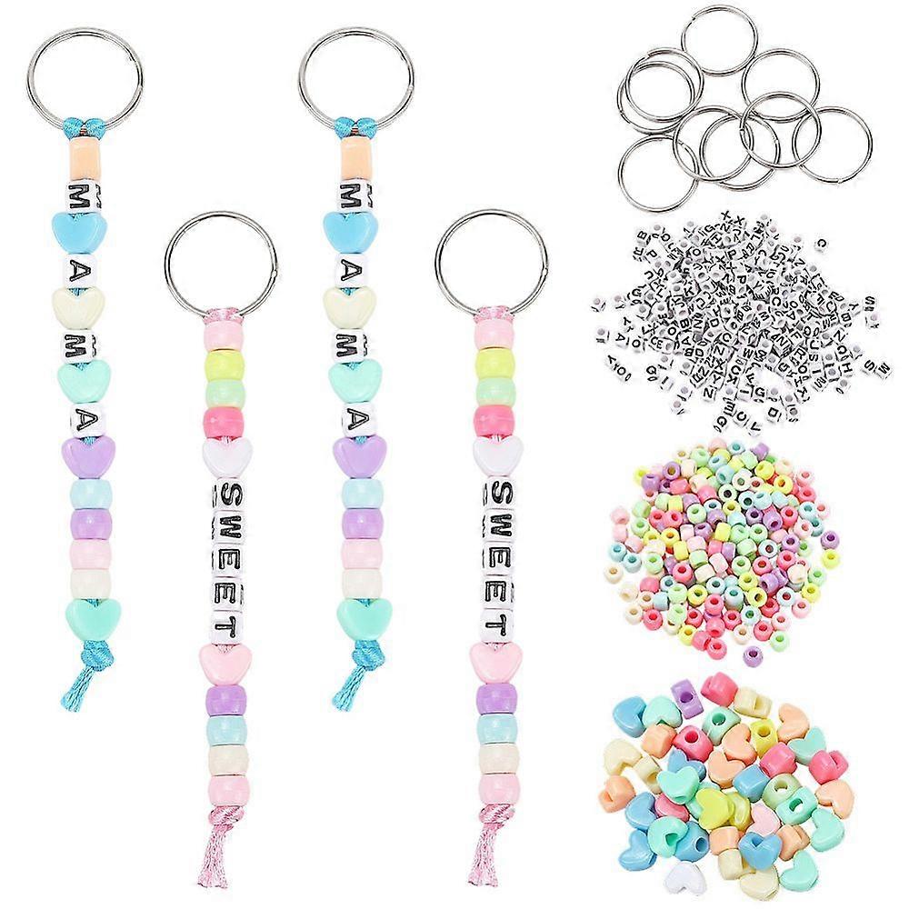 DIY Keychain Making Kits Mixed color