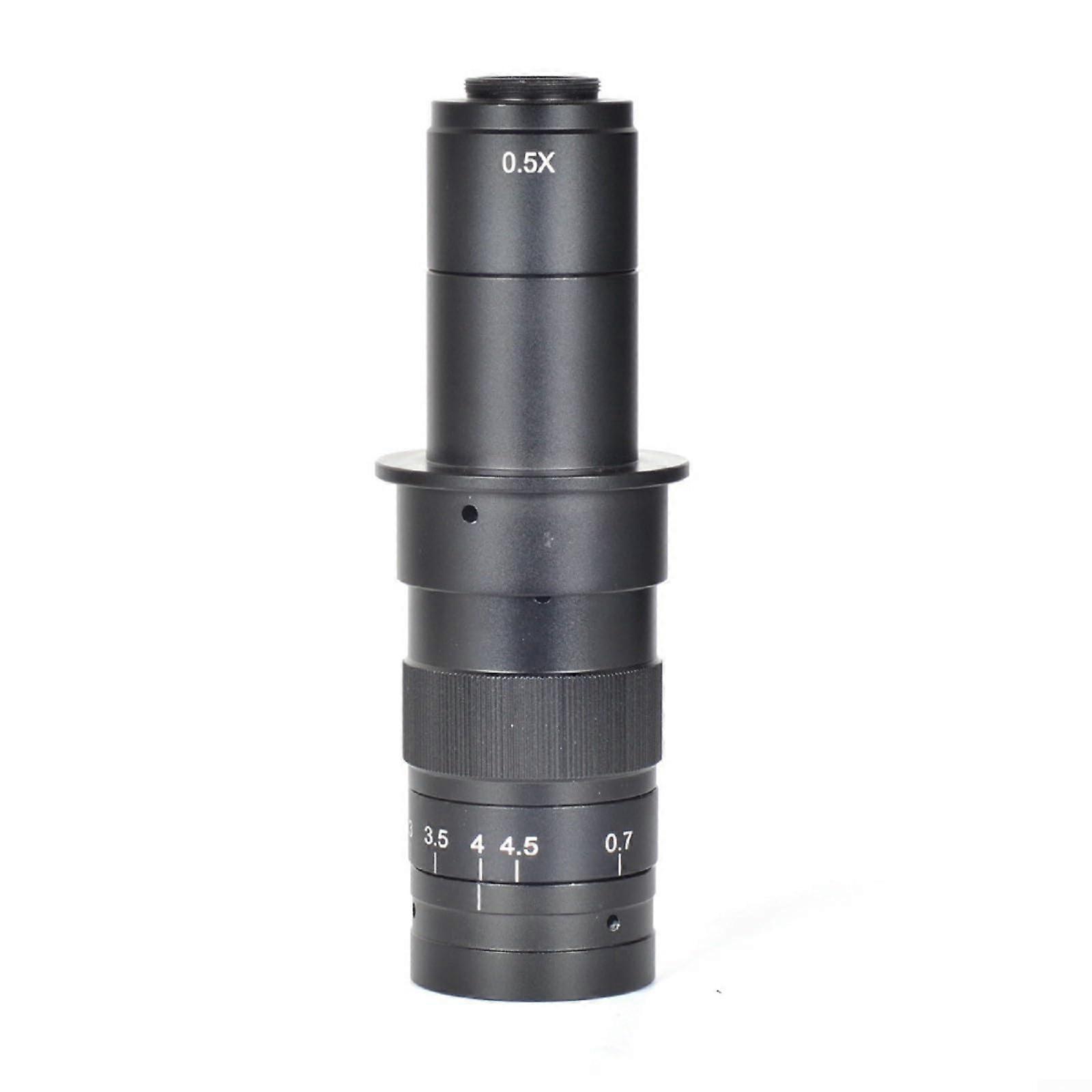 CS Mount Microscope Camera Lens 0.74.5X  Resolution Zoom for PCB and Industrial Inspection
