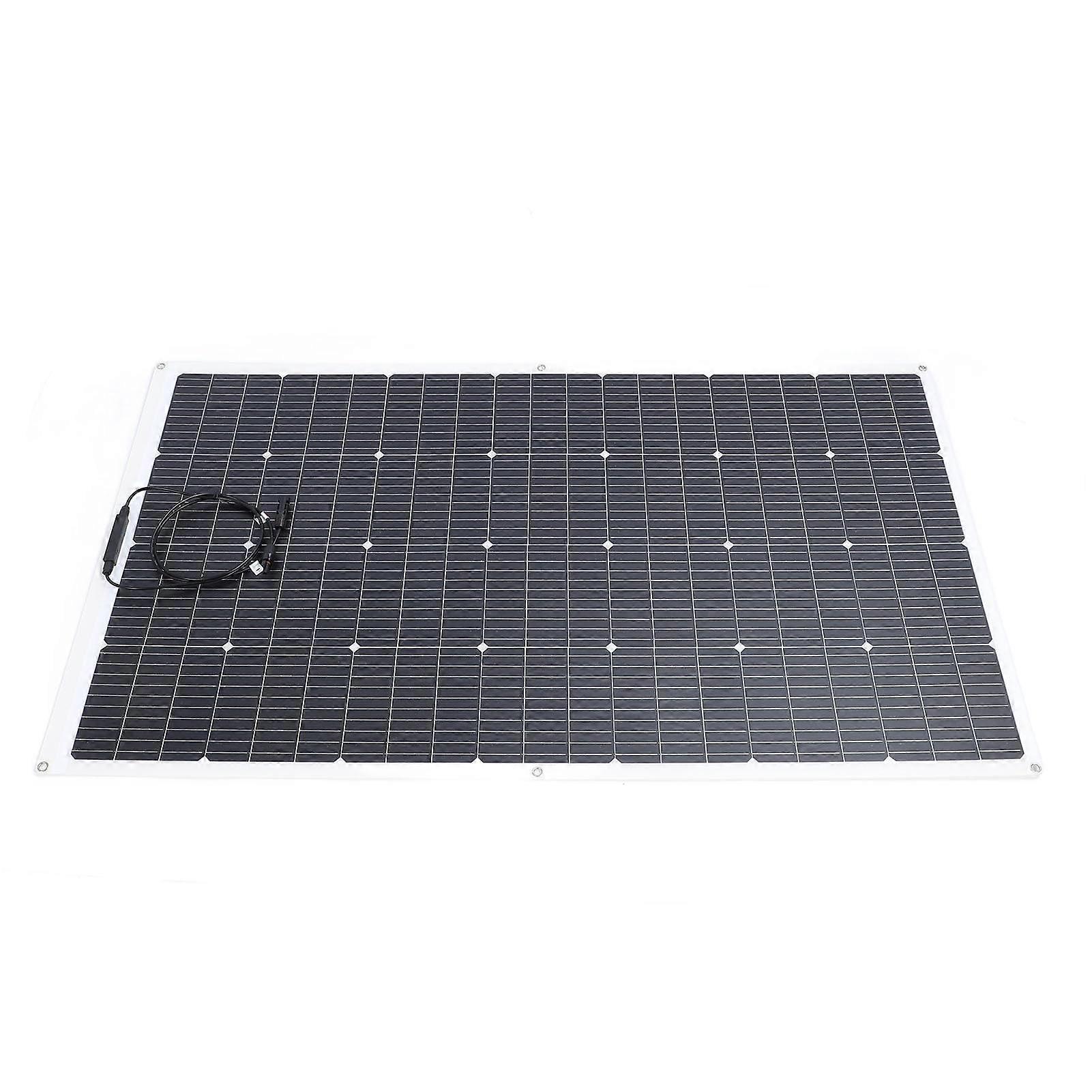200W Flexible Solar Panel Waterproof IP65 Charger for RV Boat Car Camping  Efficiency