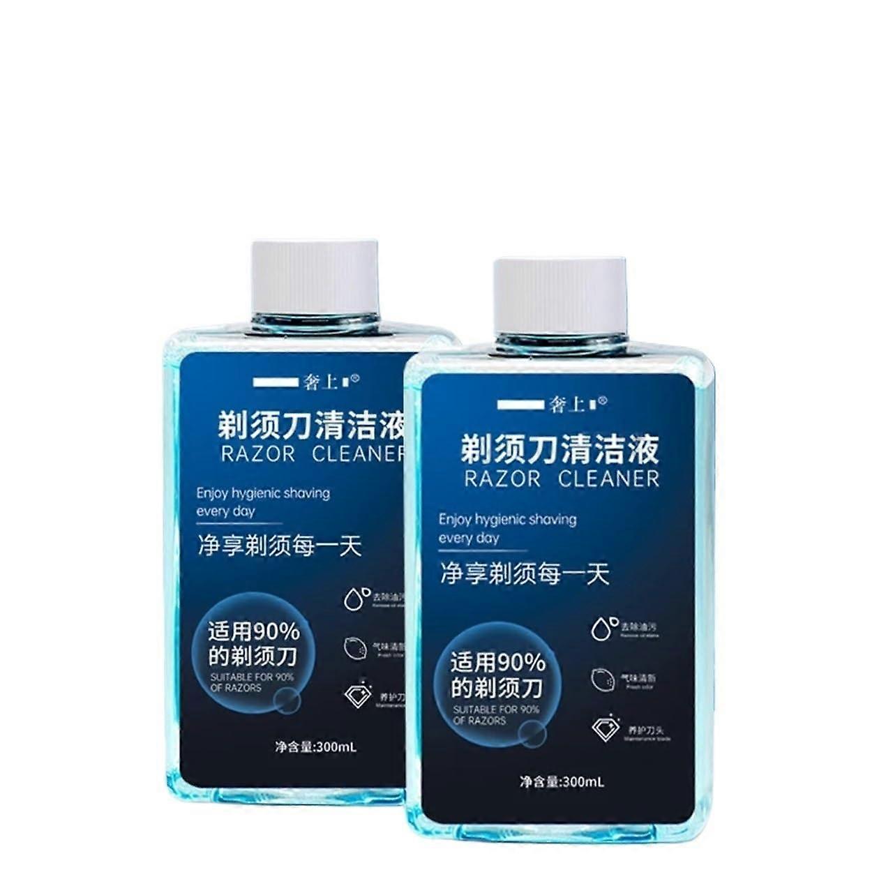 Electric Shaver Cleaning Solution 300ml Deep Cleaning Blade Lubrication for Razor Maintenance