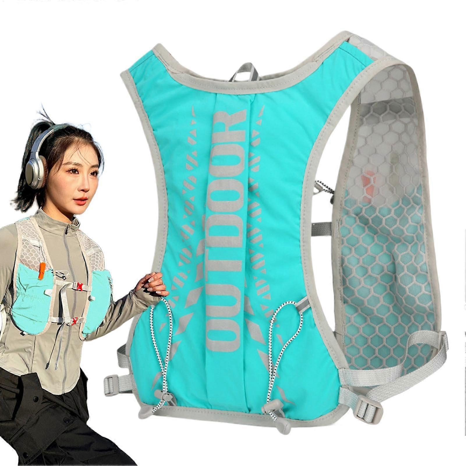 Hydration Backpack 5L Lightweight Running Water Pack with Breathable Mesh and Reflective Strips