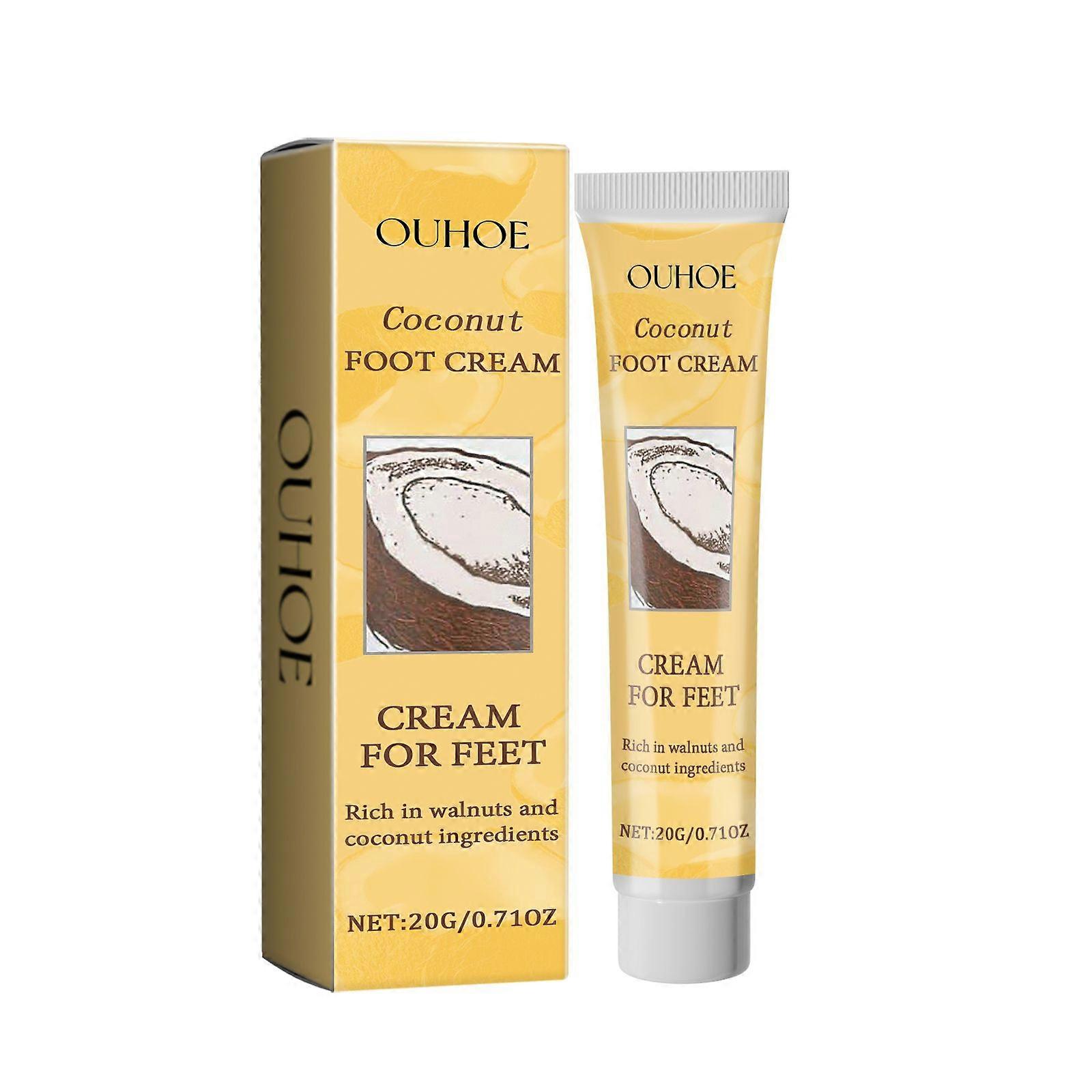 Coconut-Flavored Foot Cream Contains Coconut Oil