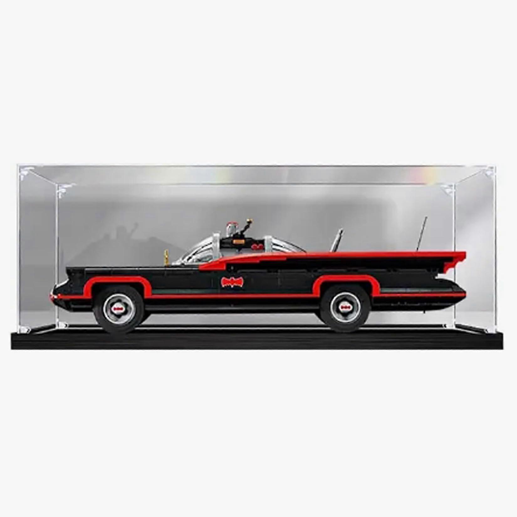 Dustproof UVResistant Clear 3mm Thick Acrylic Display Case for  76328 Batmobile