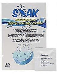 Retainer and Denture Cleaner Tablets 90 Count Effervescent Deep Cleaning with Bonus Brush