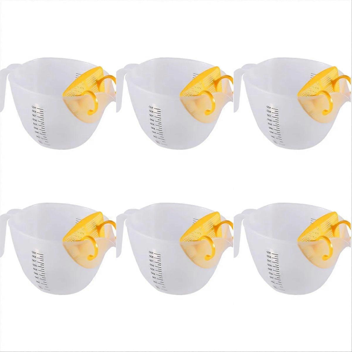 Transparent scale filter measuring cup baking mixing bowl