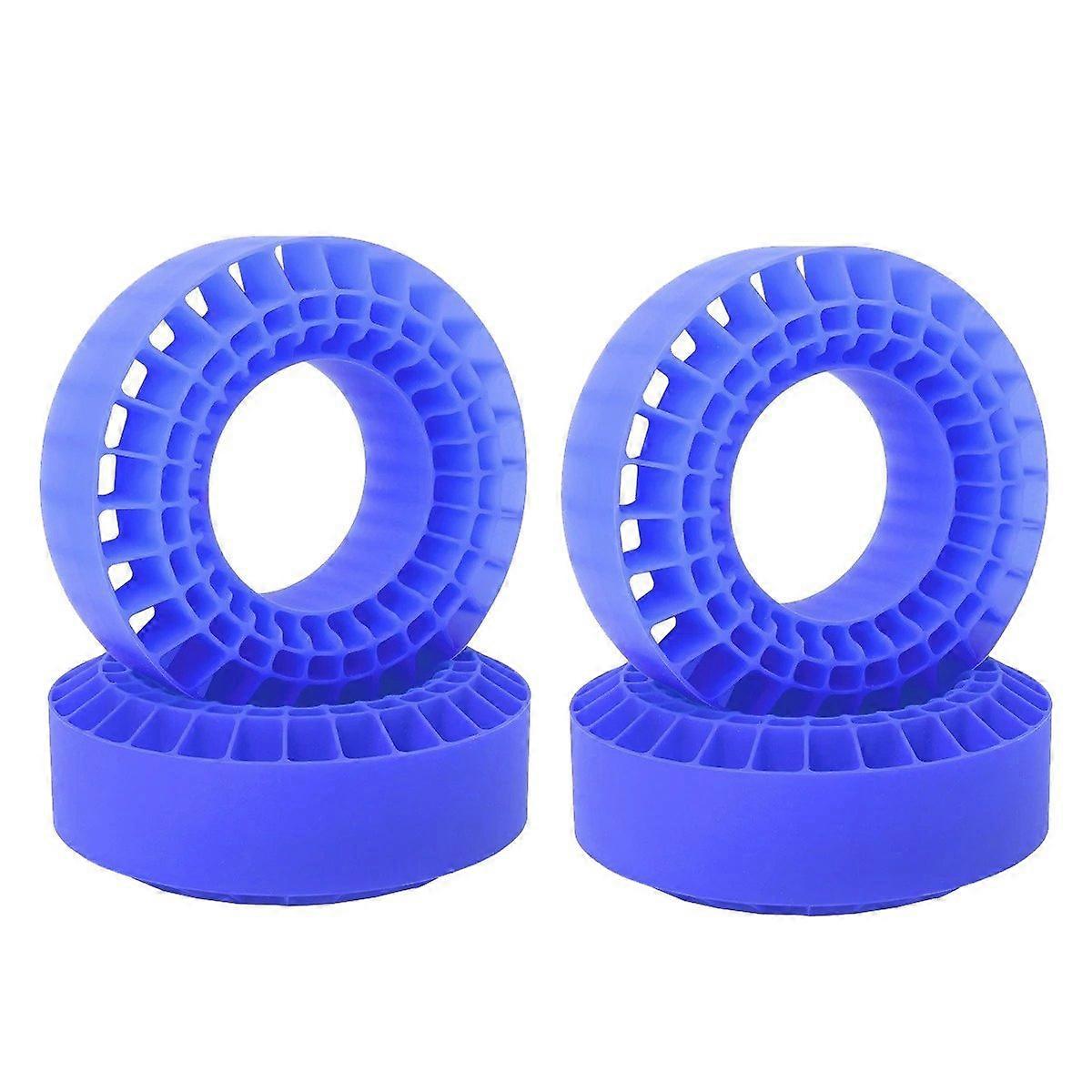 4PCS Inserir Pneu de Espuma para Pneus de Roda de 1,9 Polegadas para 1/10 RC -Azul