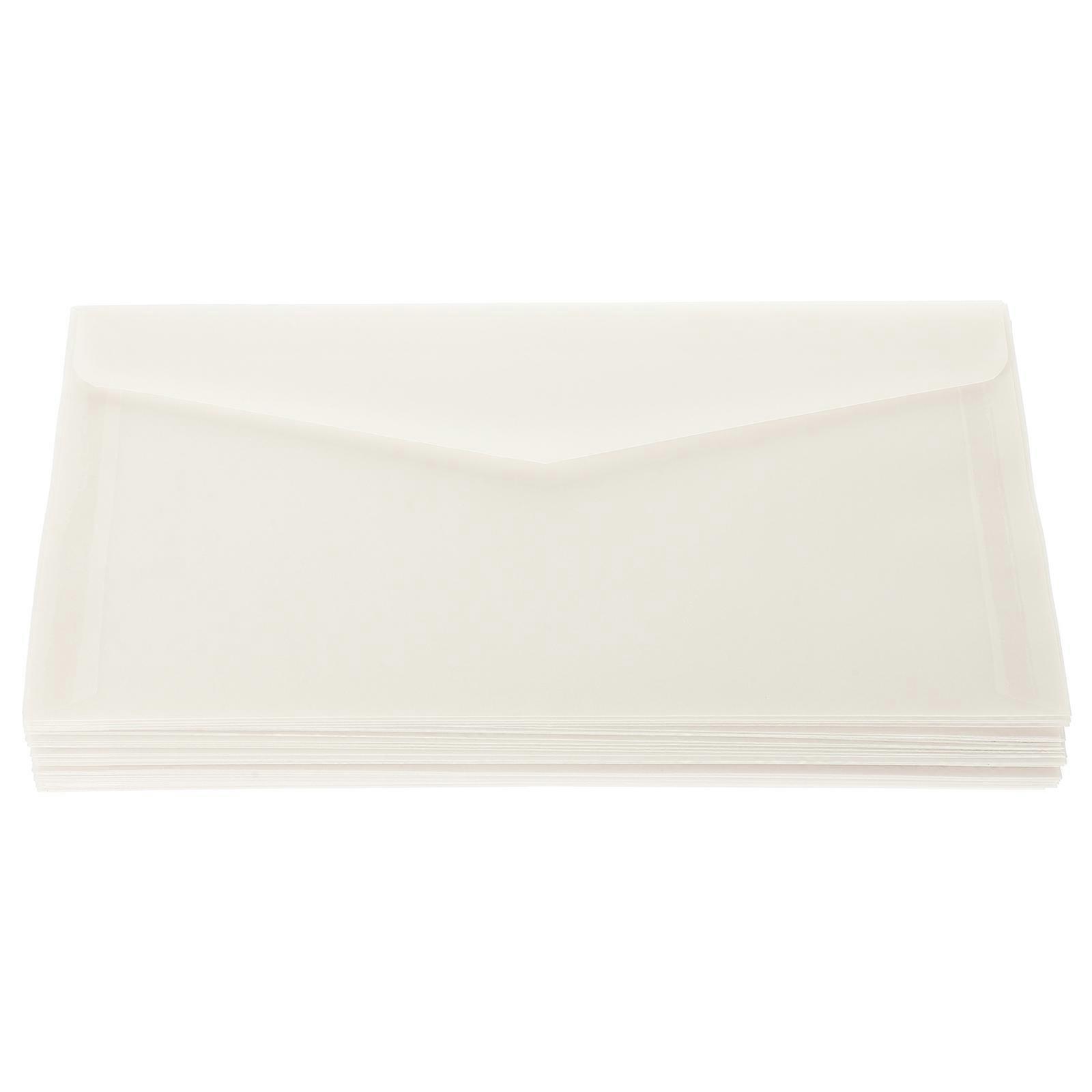 Translucent Letter Envelopes Invitation Envelopes for Invitations 50Pcs