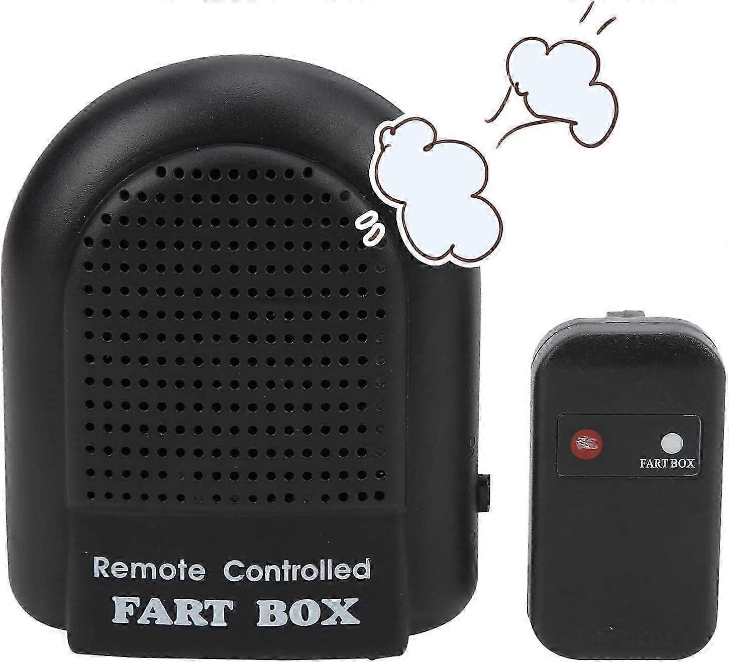 Fart Machine with Remote, Electronic Remote Controlled Fart Machine, Black