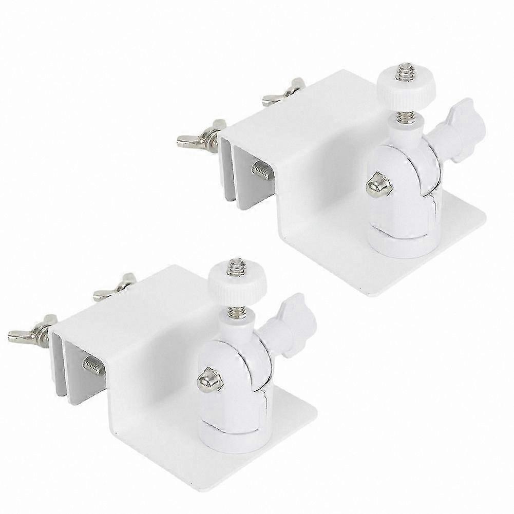 2-Pack Adjustable Gutter Mount for Solar Panels, Universal Fit for Multiple Camera Brands