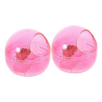 2pcs Nail Drill Bit Cleaning Brush Kit with Detachable Metal Wire Head for Salon and Home Use