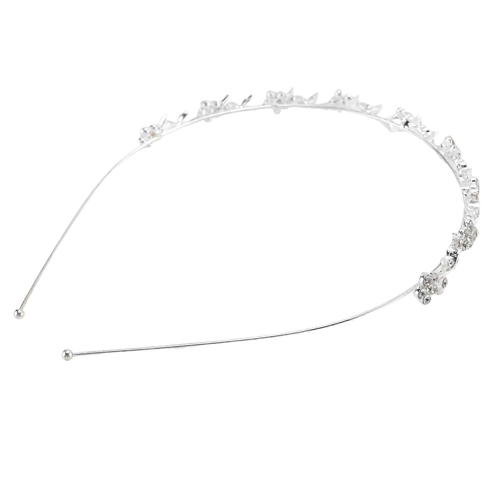 Bridal Bridesmaid Flower-Leaf Pattern Headband Wedding