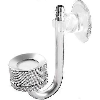 Aquarium CO2-Diffusor aus Aluminiumlegierung, Blasenzerstäuber, CO2-Raffinerie für exquisite Blasen