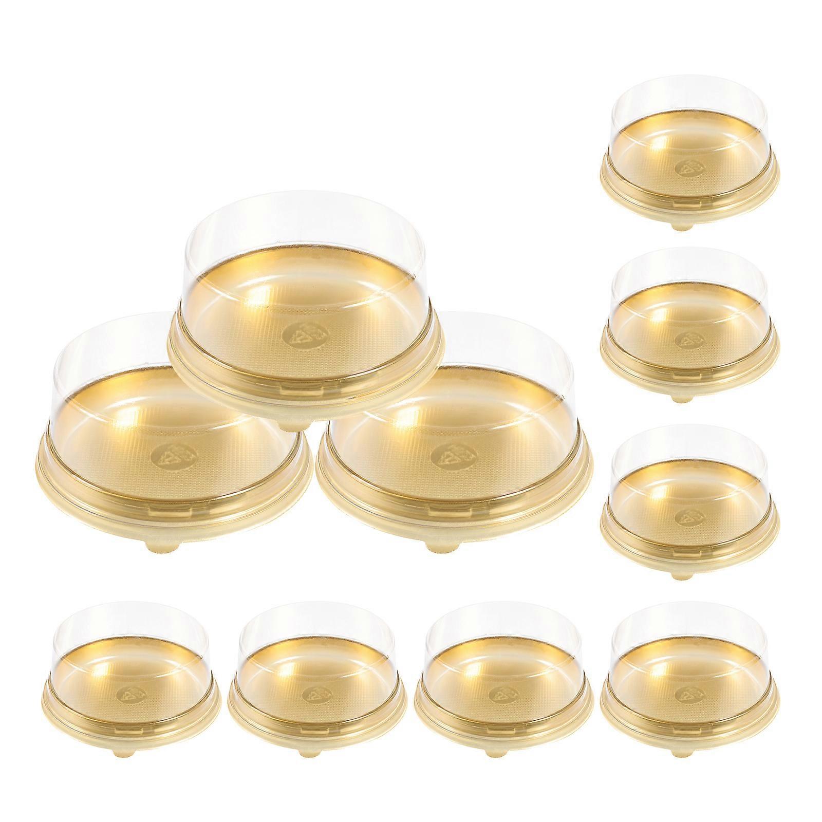Cake Boxes Clear Cake Carrier for Birthday 20Pcs Round Transparent Baking Boxes