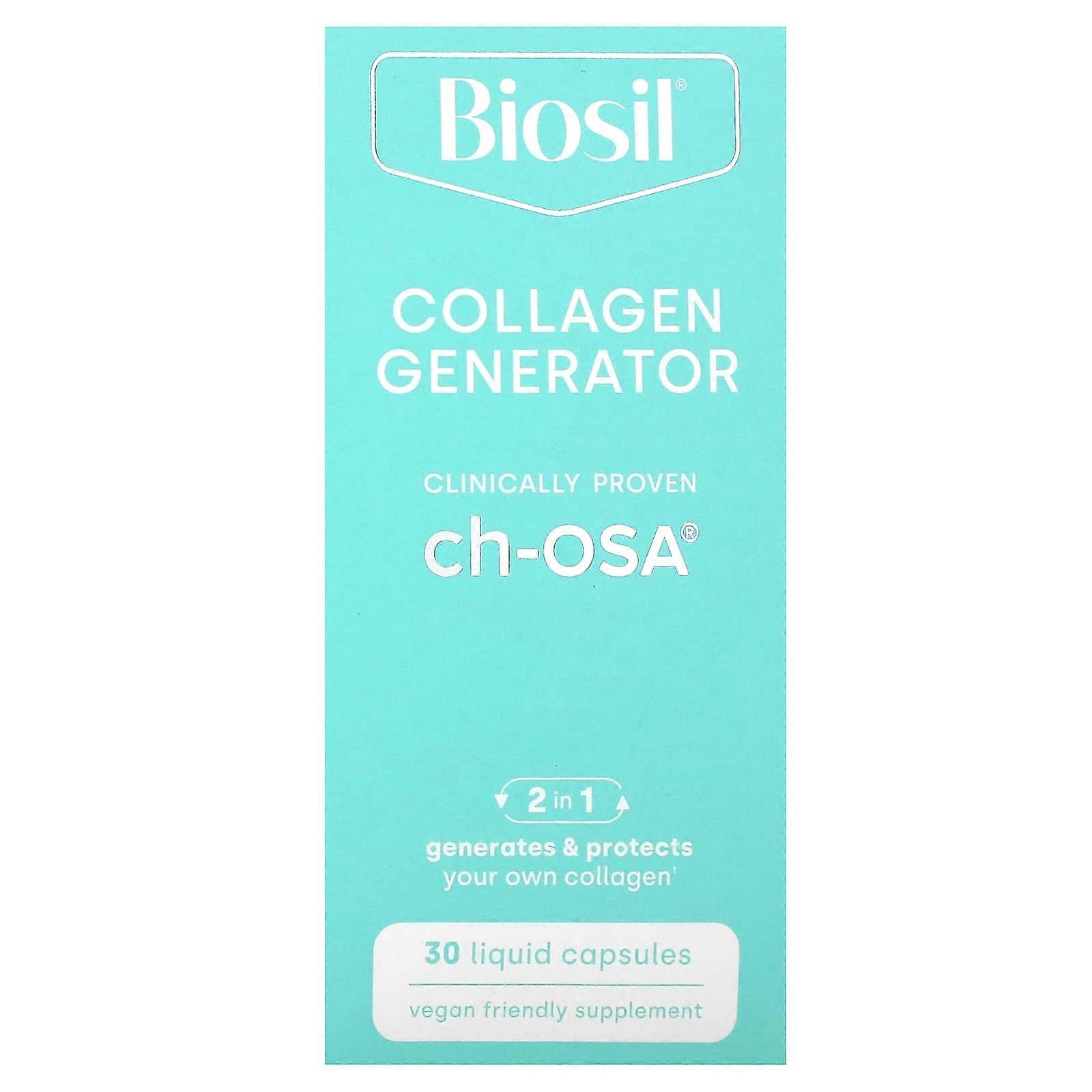 Biosil, Collagen Generator, 30 Liquid Capsules