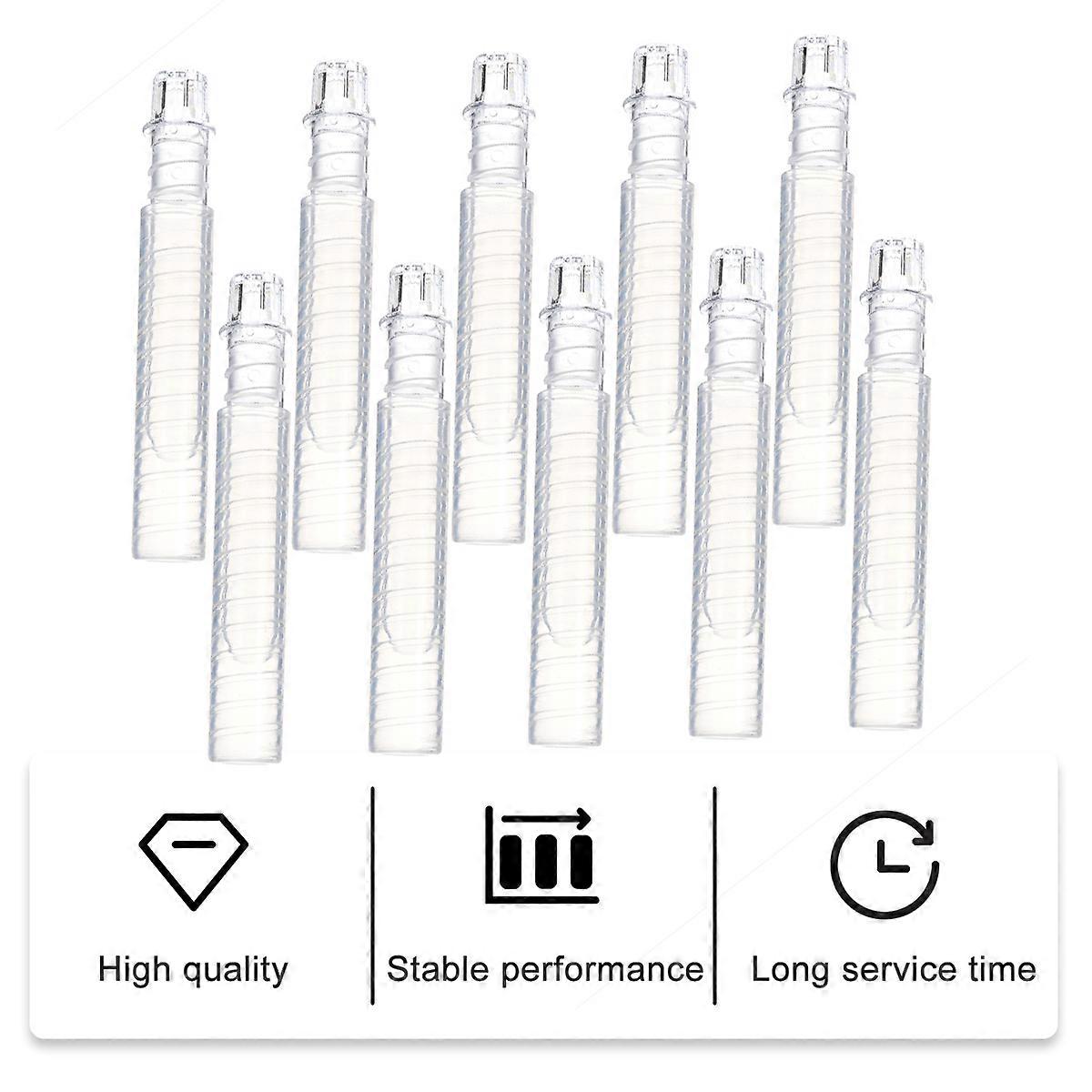 Transparent Chalk Holder for Chalk Use Plastic Material 10Pcs Set