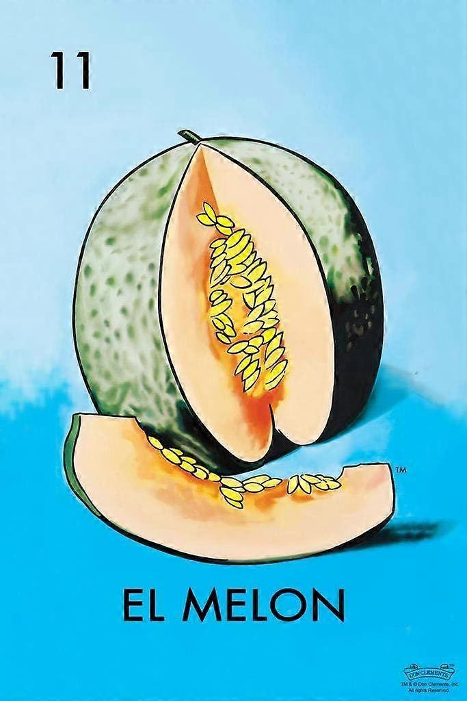 11 El Melon Cantaloupe-träpussel